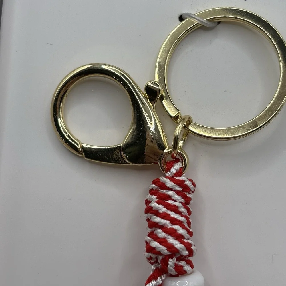 Baublebar holiday Mint-ality‎ Peppermint Bag Charm NIB
